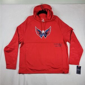 Mens Washington Capitals NHL Fanatics‎ Pullover Hoodie Red 2XL NWT